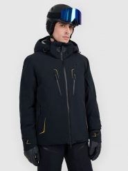 4F Kurtka narciarska membrana Dermizax 20000 z systemem RECCO męska - czarna XL. Czarne kurtki narciarskie i snowboardowe męskie 4f, na zimę, m, bez wzorów, z materiału, bez kaptura, narciarskie, Dermizax. Za 1,999.99 zł.