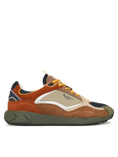 Pepe Jeans Sneakersy Marlon Sports M PMS600002 Brązowy. Brązowe buty sportowe na co dzień męskie Pepe Jeans, m, bez wzorów, z jeansu, bez ramiączek, bez kaptura. Za 419.99 zł.