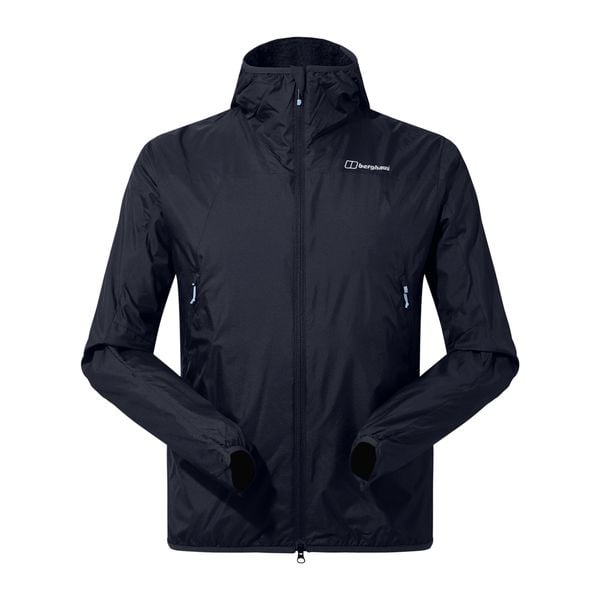Kurtka przeciwwiatrowa męska Berghaus Alpha Resist-Air. Niebieskie kurtki męskie Berghaus, m, bez wzorów, sportowe, bez ramiączek, bez kaptura. Za 629.99 zł.