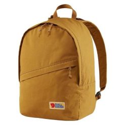 Plecak sportowo-turystyczny Vardag 16l. Żółte plecaki męskie Fjällräven, bez wzorów. Za 369.99 zł.