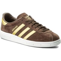Buty adidas - Munchen CQ2320 Brown/Magold/Ftwwht. Buty sportowe na co dzień męskie marki ADIDAS. W wyprzedaży za 299.00 zł.