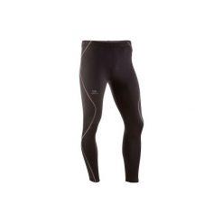 Legginsy do biegania długie męskie Running Essential Warm. Czarne legginsy męskie KALENJI, długie. Za 49.99 zł.