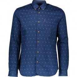 Koszula - Regular Fit - w kolorze granatowym. Niebieskie koszule męskie Ben Sherman, w kropki, z bawełny, button down. W wyprzedaży za 152.95 zł.