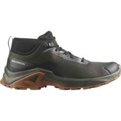Buty trekkingowe męskie Salomon X Reveal Chukka Cswp 2. Zielone buty trekkingowe męskie Salomon, bez wzorów, sportowe, bez obcasa, bez zapięcia. W wyprzedaży za 499.00 zł.