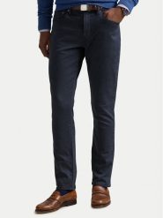 Polo Ralph Lauren Chinosy 710812262005 Granatowy Slim Fit. Niebieskie eleganckie spodnie męskie Polo Ralph Lauren, bez wzorów, z bawełny. Za 779.99 zł.