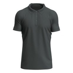 Męska Koszulka Polo Clive. Szare koszulki polo męskie Stedman, m, bez wzorów, bez kołnierzyka, bez ramiączek. Za 85.99 zł.