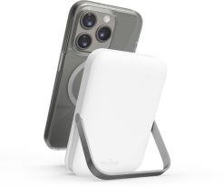 PURO Stand Power Mag, 5000 mAh, Lithium Polymer (LiPo), Wireless charging, 5 V, Silver, White. Białe powerbanki PURO. Za 336.49 zł.
