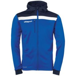 Kurtka Uhlsport Offense 23. Niebieskie kurtki męskie Uhlsport, s, bez wzorów, sportowe, bez ramiączek, z kapturem. W wyprzedaży za 211.50 zł.