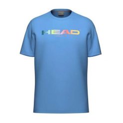 RAINBOW T-Shirt Men. Niebieskie t-shirty sportowe męskie Head, m, bez wzorów, sportowe, bez ramiączek. W wyprzedaży za 153.00 zł.