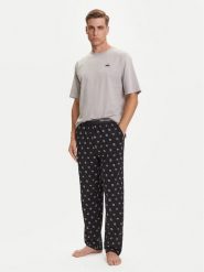 KARL LAGERFELD Piżama A3M45002 Szary Regular Fit. Szare piżamy męskie KARL LAGERFELD, m, bez wzorów, z bawełny, bez kołnierzyka, bez ramiączek. Za 389.99 zł.