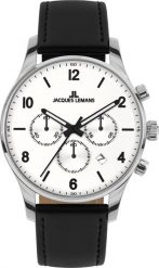 Zegarek Jacques Lemans Zegarek męski Jacques Lemans 1-2126B czarny. Czarne zegarki męskie jacques lemans. Za 716.00 zł.