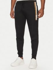 BOSS Spodnie dresowe Authentic 50540654 Czarny Regular Fit. Czarne spodnie dresowe męskie Boss, bez wzorów, z bawełny. Za 219.99 zł.
