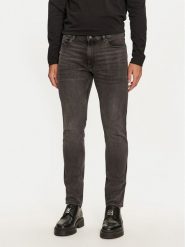 Hugo Jeansy 734 50522140 Czarny Extra Slim Fit. Czarne jeansy męskie Hugo, bez wzorów, z bawełny. Za 339.99 zł.