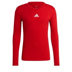 Koszulka piłkarska męska adidas Team Base Tee. Czerwone bielizna termoaktywna męska ADIDAS, m, bez wzorów, bez ramiączek, do piłki nożnej. Za 66.99 zł.