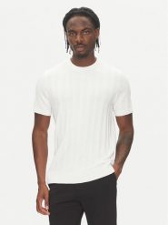 Lindbergh Sweter 30-804064 Biały Relaxed Fit. Białe kardigany męskie Lindbergh, m, bez wzorów, z syntetyku, bez ramiączek. Za 109.99 zł.