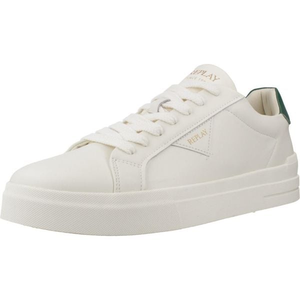 Buty REPLAY EVAN CLASS Biały. Białe buty trekkingowe męskie Replay, bez wzorów, ze skóry, bez zapięcia, trekkingowe. Za 469.33 zł.