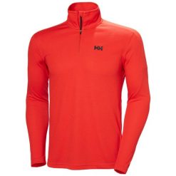 Bluza 1/2 zip Helly Hansen HP 2.0. Czerwone bluzy nierozpinane męskie Helly Hansen, m, bez wzorów, bez ramiączek, bez kaptura. Za 219.99 zł.