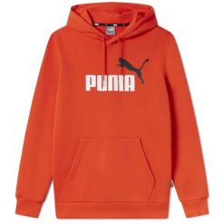 Bluza Puma Ess+ 2 Z Dużym Logo Bluza Fl Dorosłych. Czerwone bluzy bez kaptura męskie Puma, s, bez wzorów, bez kaptura. W wyprzedaży za 182.20 zł.