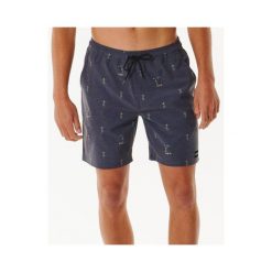Spodenki surfingowe męskie Rip Curl Hula Breach Volley Czarny. Czarne szorty męskie Rip Curl, bez wzorów, sportowe. Za 119.00 zł.
