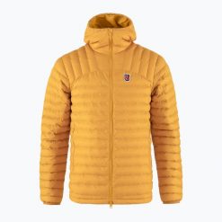 Kurtka puchowa męska Fjällräven Expedition Lätt Hoodie. Żółte kurtki męskie Fjällräven, l, bez wzorów, z puchu, sportowe, bez ramiączek, bez kaptura. Za 1,085.10 zł.