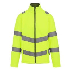 Męska Kurtka Pro Contract Thor HiVis Fleece Jacket. Żółte kurtki męskie Regatta, m, bez wzorów, sportowe, bez ramiączek, bez kaptura. Za 121.99 zł.