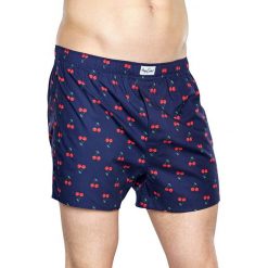 Happy Socks - Bokserki Cherry Boxer. Czerwone bokserki męskie Happy Socks, z bawełny. W wyprzedaży za 69.90 zł.