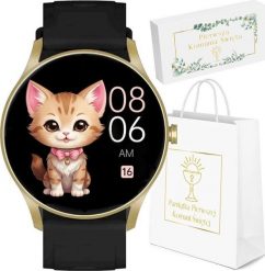 Zegarek Gravity Zegarek SMARTWATCH KOMUNIA - GT2-3 czarny/ zł koperta. Czarne zegarki smartwatch Gravity. Za 127.53 zł.