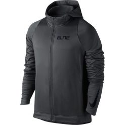 Nike Bluza męska Therma Elite Hoodie FZ STR grafitowa r. S (776095 060). Bluzy bez kaptura męskie Nike. Za 200.30 zł.