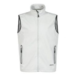 Kurtka softshell bez rękawów Musto Ess. Białe kurtki męskie Musto, bez wzorów, z softshellu, bez kaptura. Za 553.00 zł.