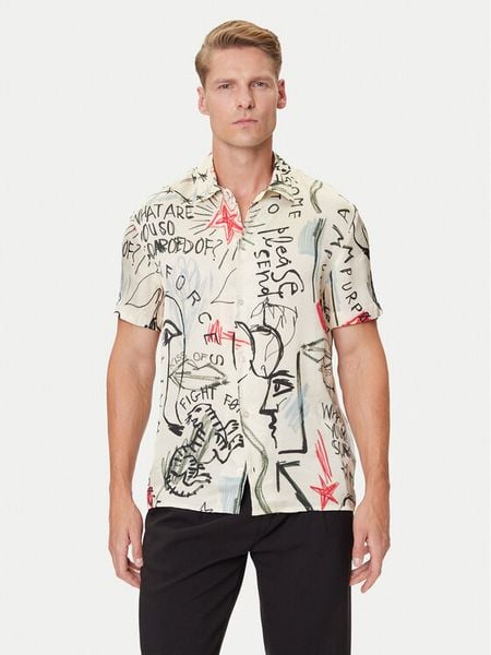 Baldessarini Koszula B3 76002.3725 Biały Regular Fit. Białe koszule męskie Baldessarini, m, bez wzorów, z wiskozy, bez kołnierzyka, bez ramiączek. Za 489.99 zł.