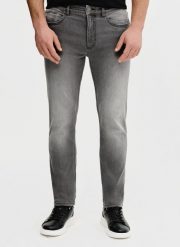 PAKO LORENTE - Szare jeansowe spodnie męskie. Szare spodnie na co dzień męskie Pako Lorente, bez wzorów, z bawełny, casualowe. Za 399.99 zł.