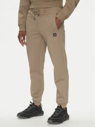 HUGO Spodnie dresowe Dimacs 50533695 Brązowy Relaxed Fit. Brązowe spodnie dresowe męskie Hugo, bez wzorów, z bawełny. Za 359.99 zł.