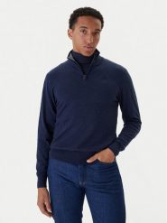 Robe di Kappa Golf 68118HW 194 Granatowy Regular Fit. Niebieskie kardigany męskie Robe di Kappa, m, bez wzorów, z bawełny, bez ramiączek. Za 289.99 zł.