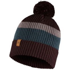 Czapka BUFF KNITTED HAT ELON. Brązowe czapki męskie Buff, bez wzorów, sportowe. Za 108.00 zł.