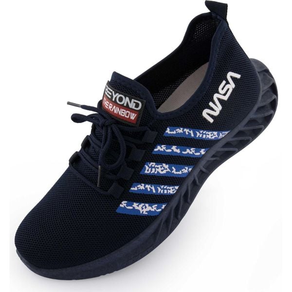 Męskie Buty Rekreacyjne NASA Marine Rozmiar 44 - Wygoda i Styl. Niebieskie buty sportowe na co dzień męskie NASA, m, bez wzorów, z syntetyku, eleganckie, bez ramiączek, bez kaptura. Za 208.99 zł.