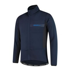Softshellowa kurtka rowerowa męska Rogelli BARRIER. Czarne kurtki treningowe męskie Rogelli, l, bez wzorów, bez kaptura, rowerowe. W wyprzedaży za 364.00 zł.