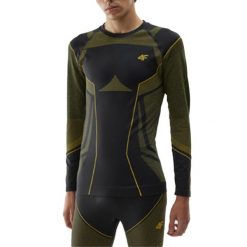 Bielizna termoaktywna 4F. Czarna bielizna termoaktywna męska 4f, bez wzorów, bez ramiączek. Za 170.99 zł.