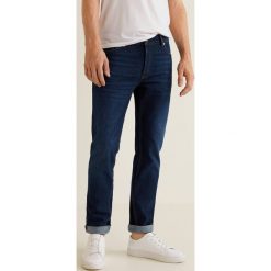 Mango Man - Jeansy Tim3. Niebieskie jeansy męskie Mango Man, z bawełny. Za 199.90 zł.