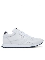 Tommy Hilfiger Sneakersy New Runner Eva Ess FM0FM05512 Biały. Białe buty sportowe na co dzień męskie Tommy Hilfiger, m, bez wzorów, ze skóry, bez ramiączek, bez kaptura. Za 339.99 zł.