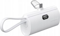 Powerbank ForCell FORCELL F-ENERGY Power Plug F5K3 powerbank 5 000mAh z wbudowanym złączem Typ C PD 20W biały. Białe powerbanki ForCell. Za 141.40 zł.