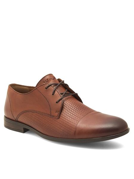 Lasocki Półbuty RIO-GRANDE-20 MB Brązowy. Brązowe eleganckie półbuty męskie Lasocki, ze skóry, wizytowe, bez obcasa, bez zapięcia. Za 229.99 zł.