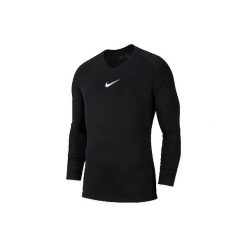 Longsleeve termoaktywny męski Nike Dri-FIT Park First Layer. Czarne bielizna termoaktywna męska Nike, m, bez wzorów, z syntetyku, bez ramiączek, do piłki nożnej, dri-fit (nike). Za 114.37 zł.