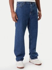 Quiksilver Jeansy EQYDP03498 Niebieski Baggy Fit. Niebieskie jeansy męskie Quiksilver, bez wzorów, z bawełny. Za 399.99 zł.