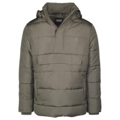 Urban classic pull over parka. Zielone parki męskie Urban Classics, na zimę, m, bez wzorów, bez kaptura. Za 298.00 zł.