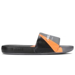 Męskie klapki K-Swiss SLIDE SNDL X MCLAREN ANTHRACITE/BLACK/PAPAYA-M. Szare klapki i japonki męskie K-SWISS, bez wzorów. Za 149.00 zł.