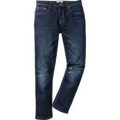 Dżinsy dresowe Regular Fit Straight bonprix ciemnoniebieski. Spodnie dresowe męskie marki bonprix. Za 59.99 zł.