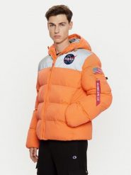 Alpha Industries Kurtka zimowa 148135 Pomarańczowy Regular Fit. Brązowe kurtki męskie Alpha Industries, na zimę, m, bez wzorów, z syntetyku, bez ramiączek, bez kaptura. Za 739.99 zł.