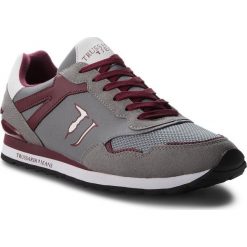 Sneakersy TRUSSARDI JEANS - 77A00109 E151. Szare buty sportowe na co dzień męskie TRUSSARDI JEANS, z jeansu, eleganckie. W wyprzedaży za 339.00 zł.