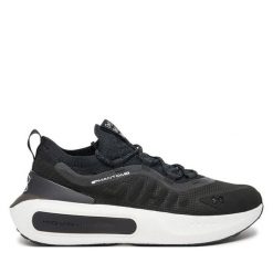 Buty do biegania Under Armour. Czarne buty do biegania męskie Under Armour, bez wzorów, bez zapięcia, do biegania. Za 379.99 zł.