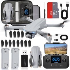 Zestaw HHD Dron z kamerą 4K transmisja 5G FPV 32 GB Smart Return Home Biały. Białe drony LG. Za 1,738.32 zł.